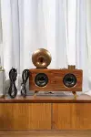 Bluetooth Hoparlör Ahşap Klasik Retro Gramofon Bluetooth Müzik Kutusu-6