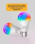 Enerji Verimli Akıllı LED Ampul, Uzaktan Kontrol Özellikli-5
