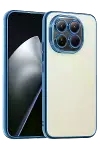 Xiao 15 Razer Lensli Silikon - Açık Mavi-1