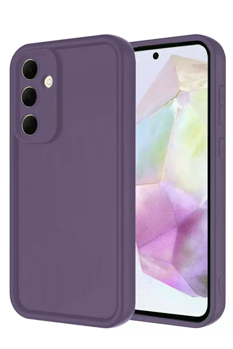 Samsung Galaxy A16 5G Kılıf Viera Silikon - Mürdüm
