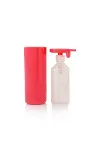 Soft Pembe Şeffaf Akrilik Sıvı Sabunluk 250 ml-3