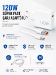 Turbo 120W Hızlı Şarj Cihazı Type-C Kablolu-2