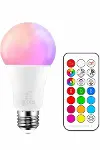 Ambiyans Aydınlatma RGB Led Lamba Kumandalı Renk Değiştirebilen-3