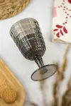 Allegra Füme 6’lı Kadeh Bardak Seti 750 ml Akrilik Malzeme - Cam Değildir Kırılmaya Dayanıklı-3