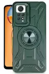 Xiao Red Note 12 Pro 4G Kılıf Lincoln Silikon - Koyu Yeşil-1