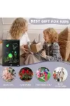 20 Inc Renkli Lcd Grafik Dijital Kalemli Çizim Tableti Yazı Tahta Not Yazma Eğitim Tableti Siyah-8