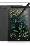 20 Inc Renkli Lcd Grafik Dijital Kalemli Çizim Tableti Yazı Tahta Not Yazma Eğitim Tableti Siyah-2