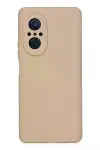 Huawei Nova 9 SE Kılıf Nano içi Kadife Silikon - Pudra-1