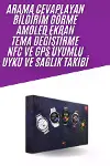 Unı Yuvarlak Ekranlı 7 Kordonlu Akıllı Saat GPS Destekli Çoklu Kordon Seçeneği-2