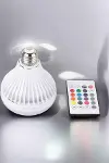 Kablosuz Bluetooth Hoparlör Led Lamba-3