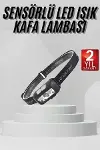 Sensörlü Şarjlı Type-c Şarj Işıklı Kafa Lambası Kamp Lambası-2