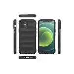 Apple İphone 12 Kılıf Optimum Silikon - Siyah-6