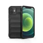 Apple İphone 12 Kılıf Optimum Silikon - Siyah-1