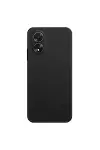 Oppo A38 Kılıf First Silikon - Siyah-1
