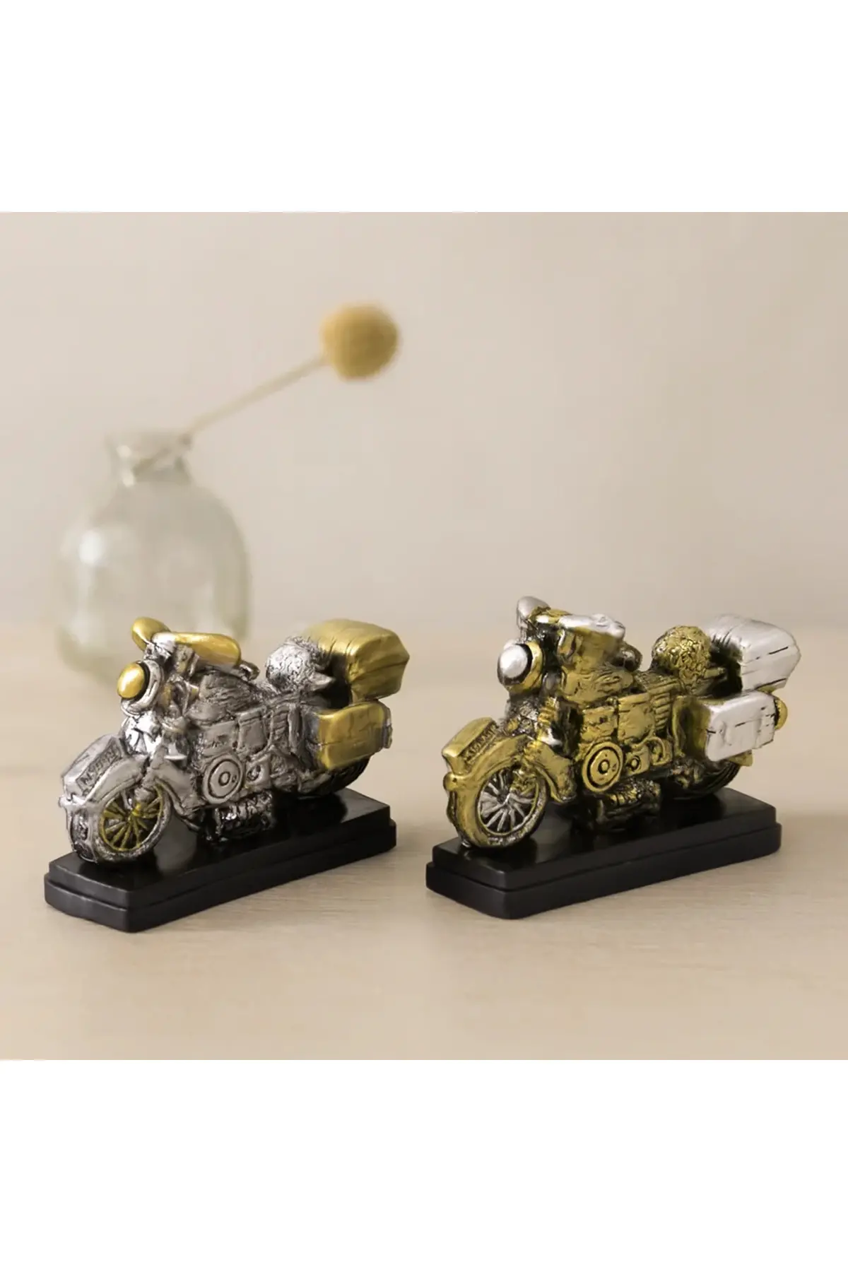 Vintage Motor Biblo Reçine 6.5x8 cm