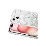 Onegif Apple İphone 15 sk Simli Magsafe Kapak - Desen 2-2