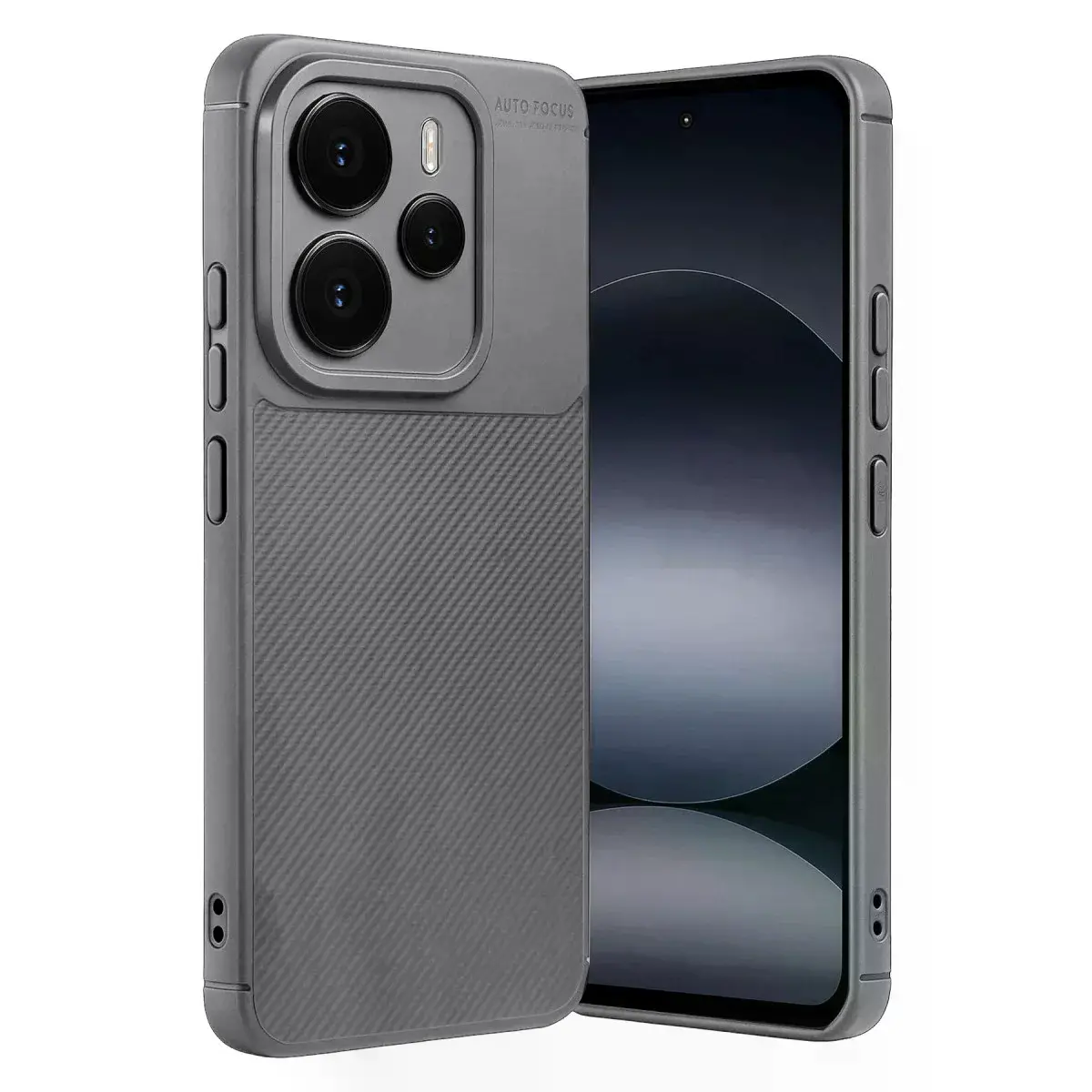 Xiao Note 14 5g Auto Focus Karbon Kapak - Gri