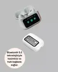 Yüksek Bass ve Güçlü Ses Özellikli Akıllı Bluetooth Kulaklık Dokunmatik Kontrol-5