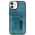 Apple İphone 11 Kılıf Sara Kartvizitli Deri Kılıf - Lacivert-4