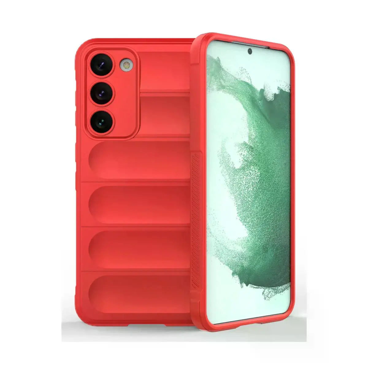 Samsung Galaxy S23 Plus Kılıf Optimum Silikon - Kırmızı