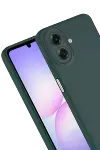 Samsung Galaxy A07 4G Nano içi Kadife Silikon - K.Yeşil-3