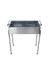 Paslanmaz Mangal Portatif Ayaklı - Standlı 70CM-2