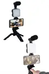 Video Making Kit Telefon Tutucu Vlog Video Mini Led Işıklı-2