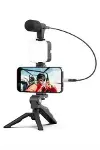 Video Making Kit Telefon Tutucu Vlog Video Mini Led Işıklı-6