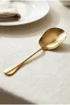 Gold Büyük Boy Paslanmaz Çelik Servis Kaşığı & Profesyonel Sunum Gereci 25 cm-1