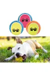 3'lü Renkli Desenli Tenis Topu Kedi Köpek Oyuncağı-2