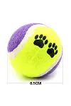 3'lü Renkli Desenli Tenis Topu Kedi Köpek Oyuncağı-4