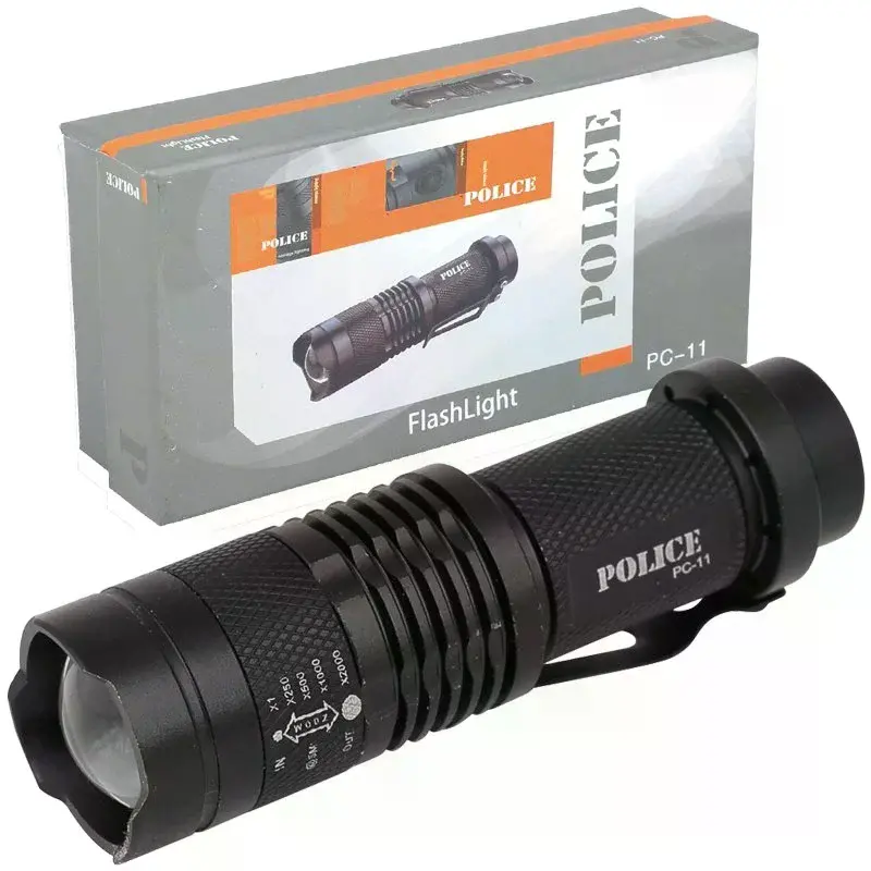 Pc-11 Power Led+zoom Kalem Pilli El Feneri