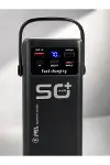 Yüksek Kapasiteli 50.000 mAh Powerbank 22,5 W Hızlı Şarj 4 Dahili Kablo LED Aydınlatma-6