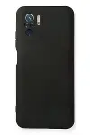 Xiao Red Note 10 Kılıf Nano içi Kadife Silikon - Siyah-1