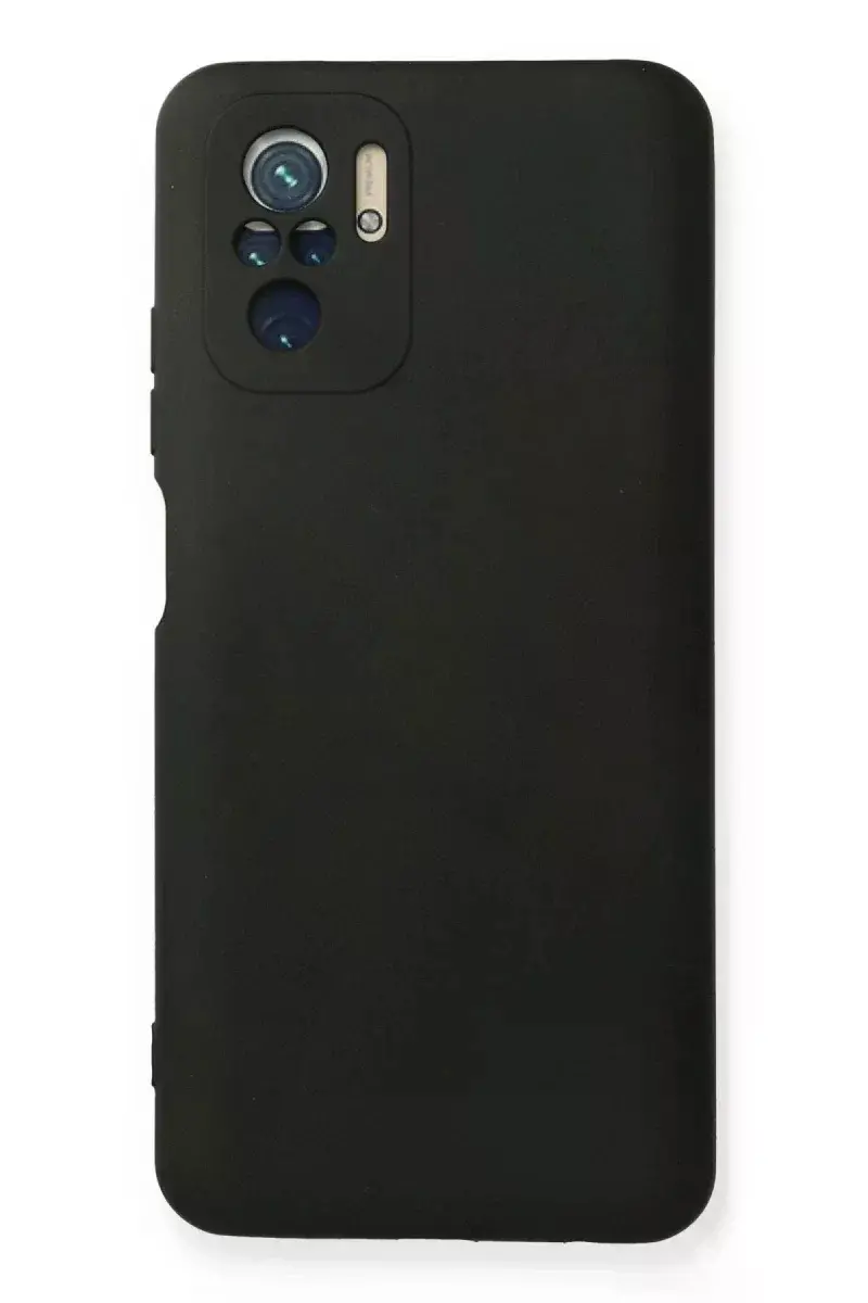 Xiao Red Note 10 Kılıf Nano içi Kadife Silikon - Siyah
