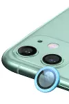 Apple iPhone 11 Raze Metal Kamera Lens - Mavi-1