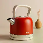 Retro Çelik Elektrikli Kettle 2.2 L 1800W-1