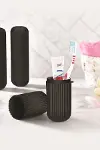 Siyah Seyahat Tipi Diş Fırçası & Aksesuar Kutusu & Çok Amaçlı Saklama Kabı-4