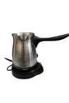 Elektrikli Cezve 800 Watt Paslanmaz Çelik Türk Kahve Makinesi Saplı-10