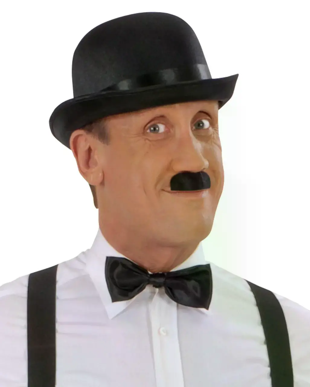 Charlie Chaplin Stil Yetişkin Şapkası – Siyah Melon Parti Şapkası