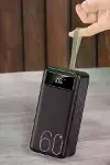 Powerbank 60.000 MAH Dijital Göstergeli 4 Portlu Taşınabilir-7