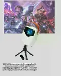 Taşınabilir 1080P HD Akıllı Projektör – 64GB Dahili Hafıza, 2GB RAM, Uzaktan Kumandalı-6