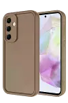 Samsung Galaxy A36 Kılıf Viera Silikon - Kahverengi-2