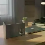 Duvar Tipi Wi-Fi Modem Saklama Kutusu(Gri) – Kablo Düzenleyici Router Raf Organizer-3