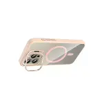Joko Apple İphone 15 Pro Max Rem Lensli Magsafe Standlı Kapak - Pembe-6