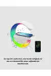 Kablosuz Şarjlı Bluetooth Hoparlör ve Gece Lambası – NFC, FM Radyo, RGB Işık-4