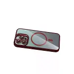 Joko Apple İphone 14 Pro Max Rem Lensli Magsafe Standlı Kapak - Bordo-4