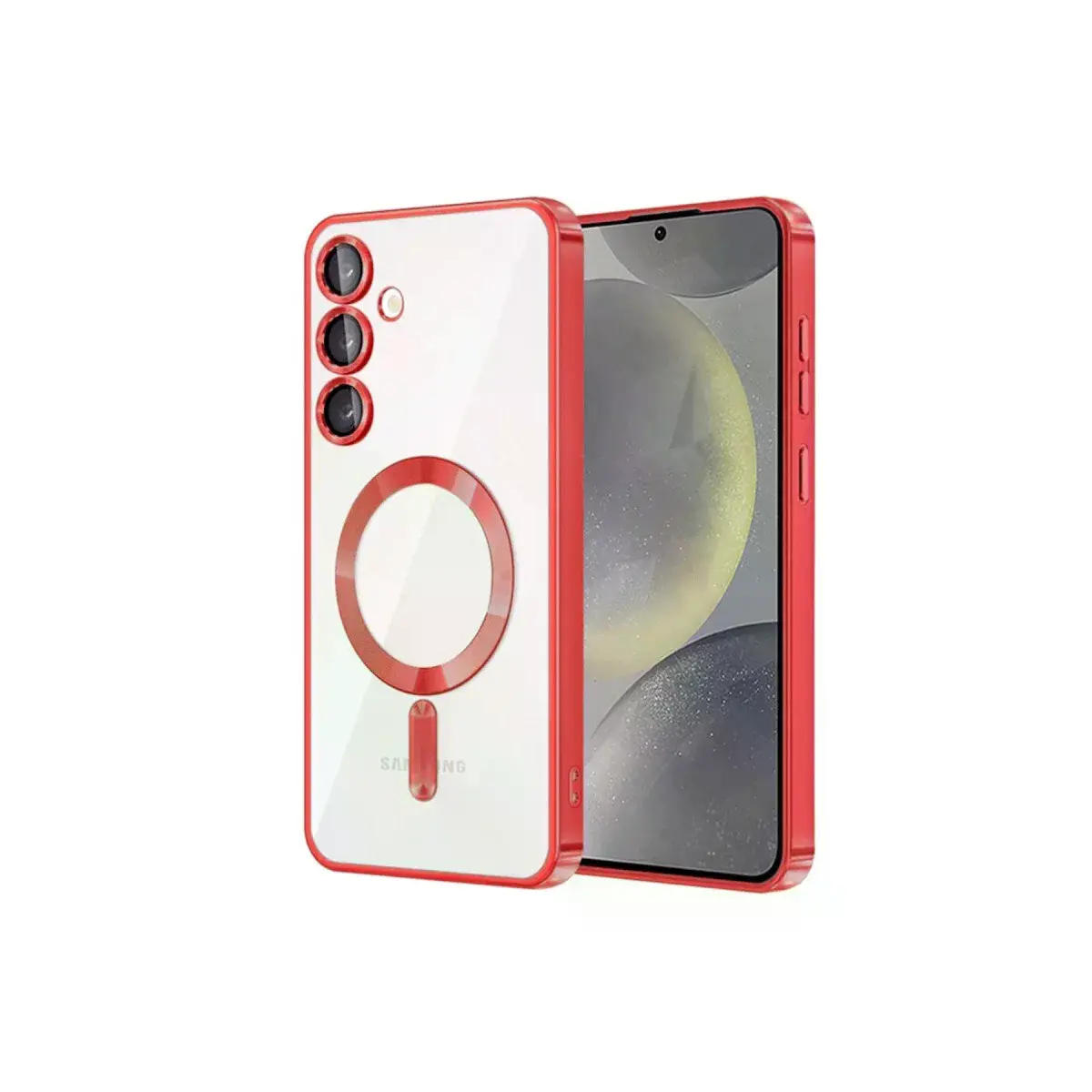 Samsung Galaxy S23 Plus Kılıf Kross Magneticsafe Kapak - Kırmızı