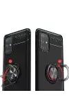Samsung Galaxy M31S Kılıf Range Yüzüklü Silikon - Kırmızı-2
