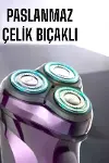 Profesyonel Şarjlı Saç ve Sakal Tıraş Makinesi Hassas Kesim-2